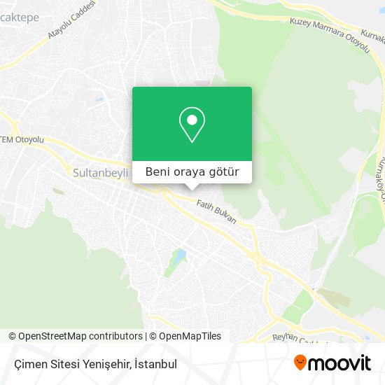 Çimen Sitesi Yenişehir harita