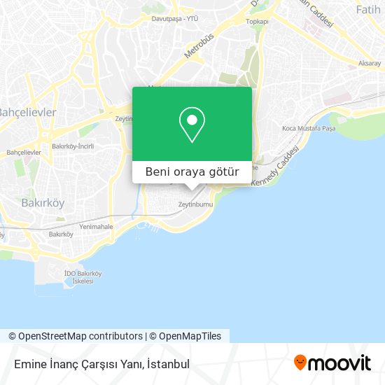 Emine İnanç Çarşısı Yanı harita