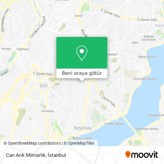 Can Arık Mimarlık harita