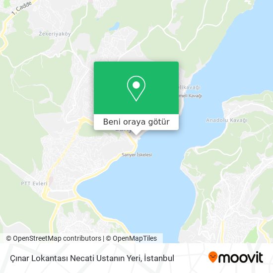 Çınar Lokantası Necati Ustanın Yeri harita