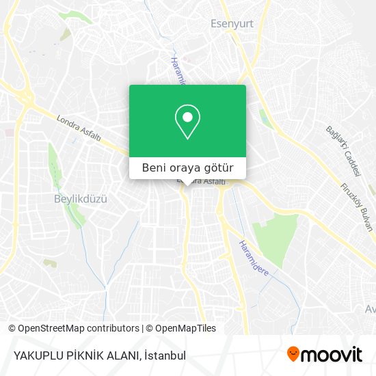 YAKUPLU PİKNİK ALANI harita