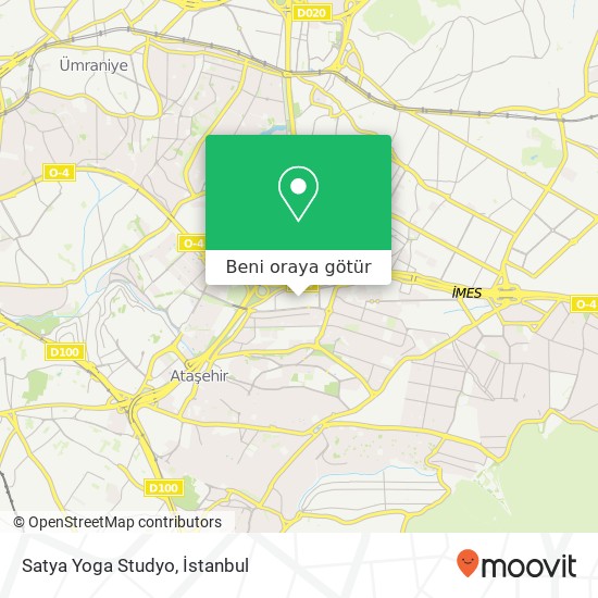 Satya Yoga Studyo harita