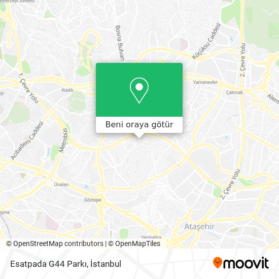 Esatpada G44 Parkı harita