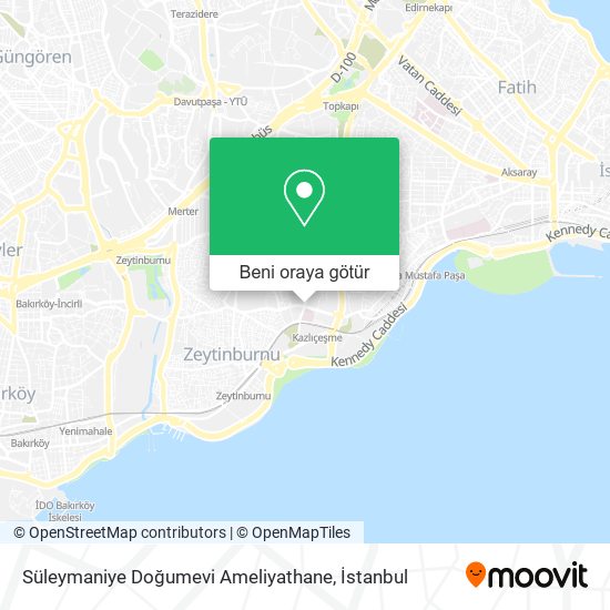 Süleymaniye Doğumevi Ameliyathane harita