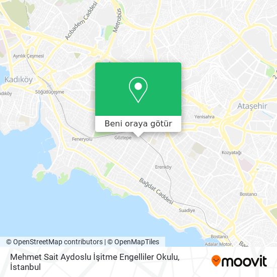 Mehmet Sait Aydoslu İşitme Engelliler Okulu harita