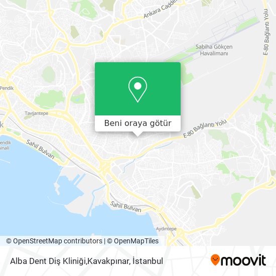 Alba Dent Diş Kliniği,Kavakpınar harita