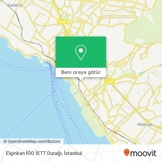 Elginkan İÖO İETT Durağı harita