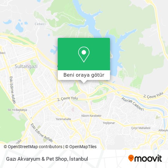 Gazı Akvaryum & Pet Shop harita