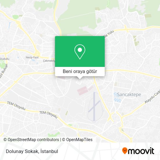 Dolunay Sokak harita