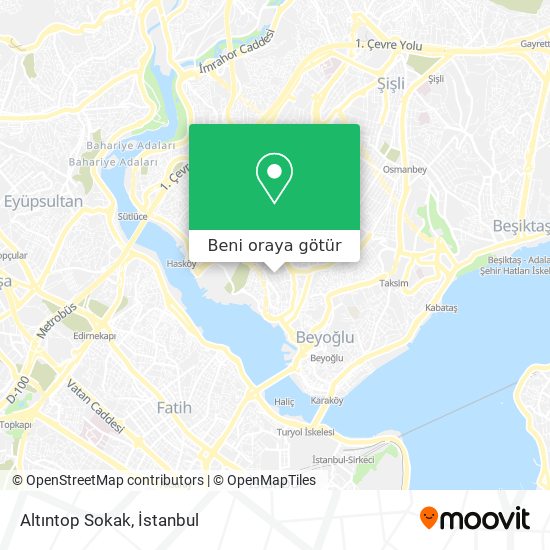 Altıntop Sokak harita