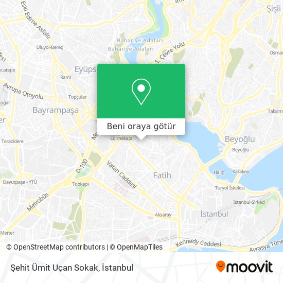 Şehit Ümit Uçan Sokak harita