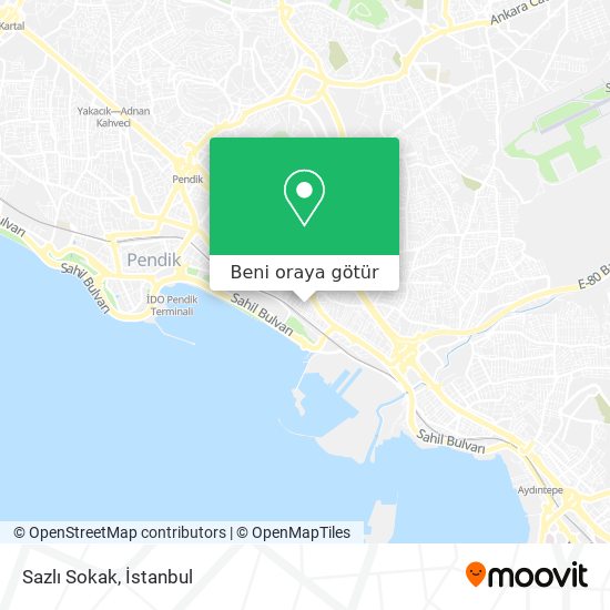 Sazlı Sokak harita