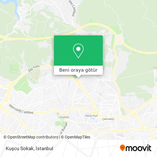 Kuşcu Sokak harita
