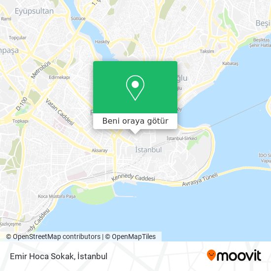 Emir Hoca Sokak harita