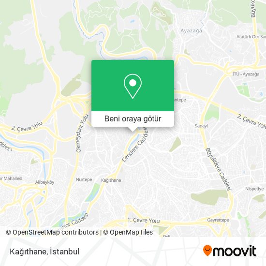 Kağıthane harita