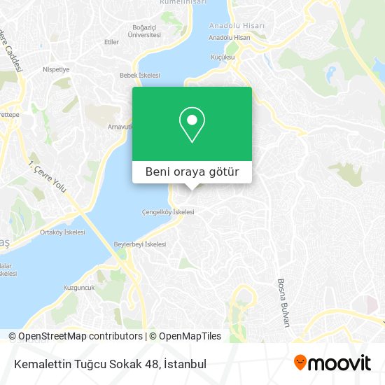 Kemalettin Tuğcu Sokak 48 harita