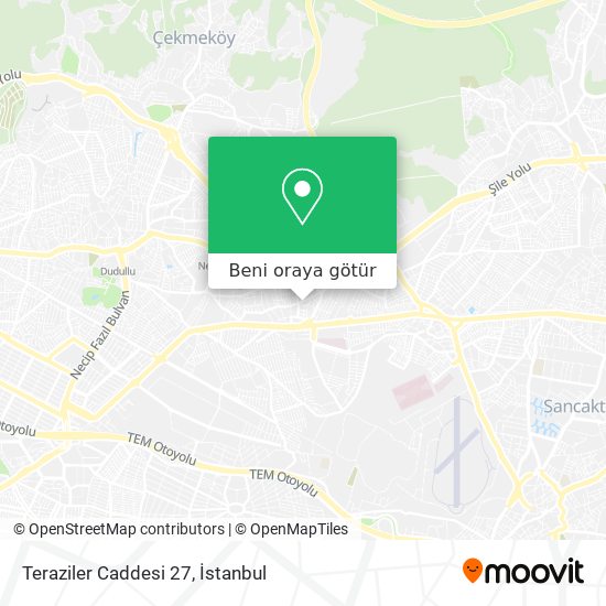 Teraziler Caddesi 27 harita