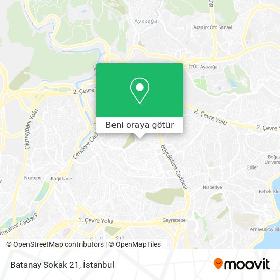 Batanay Sokak 21 harita