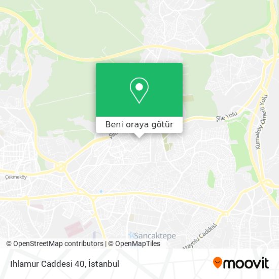 Ihlamur Caddesi 40 harita