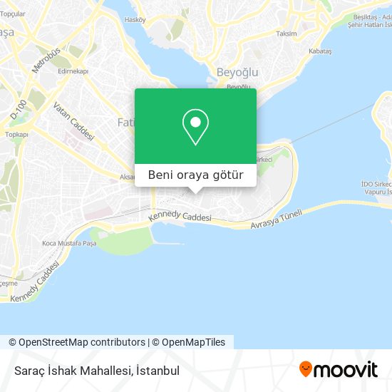 Saraç İshak Mahallesi harita