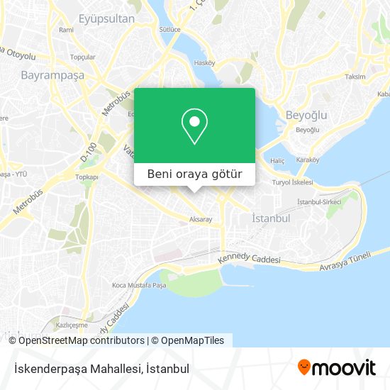 İskenderpaşa Mahallesi harita