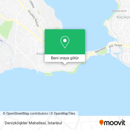 Denizköşkler Mahallesi harita