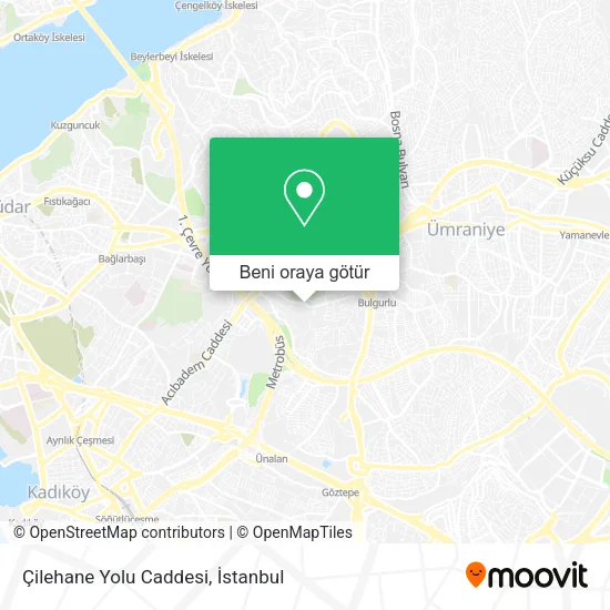 Çilehane Yolu Caddesi harita