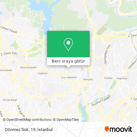 Dönmez Sok. 19 harita