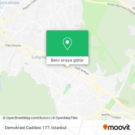 Demokrasi Caddesi 177 harita
