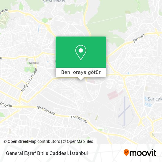 General Eşref Bitlis Caddesi harita