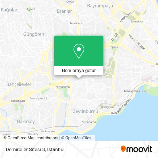 Demirciler Sitesi 8 harita