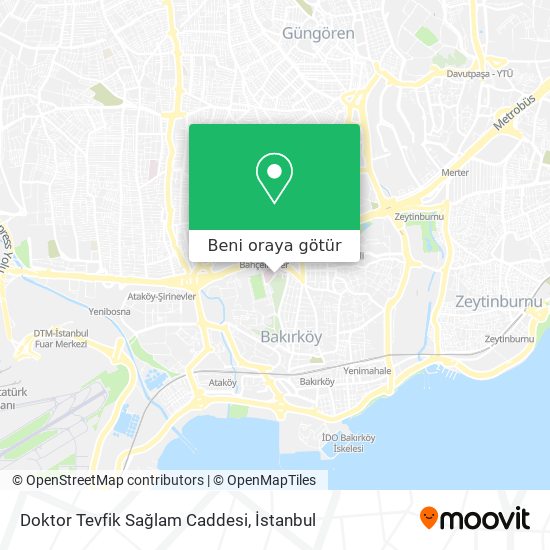 Doktor Tevfik Sağlam Caddesi harita