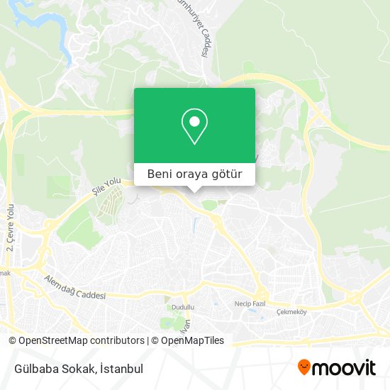 Gülbaba Sokak harita