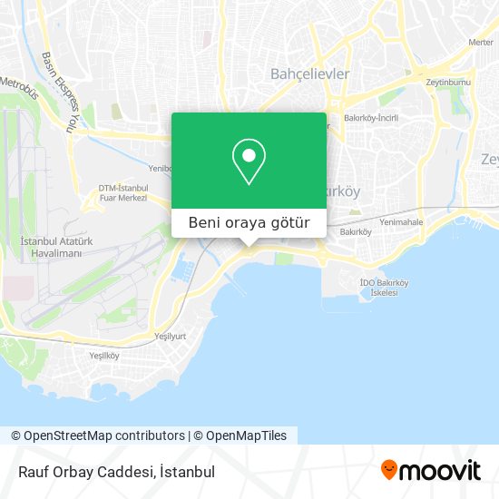 Rauf Orbay Caddesi harita