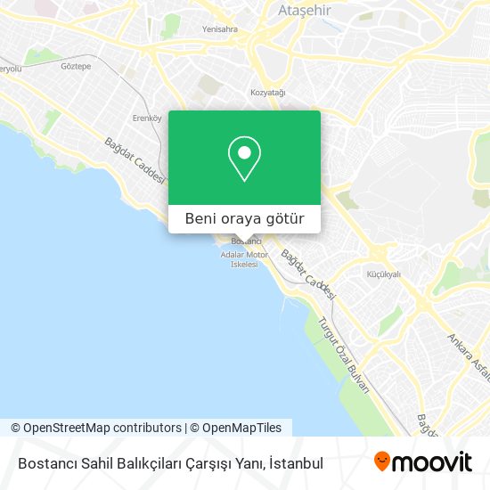 Bostancı Sahil Balıkçiları Çarşışı Yanı harita