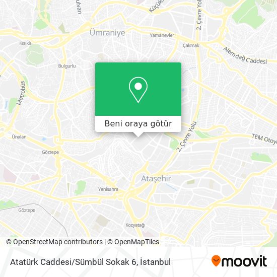 Atatürk Caddesi/Sümbül Sokak 6 harita