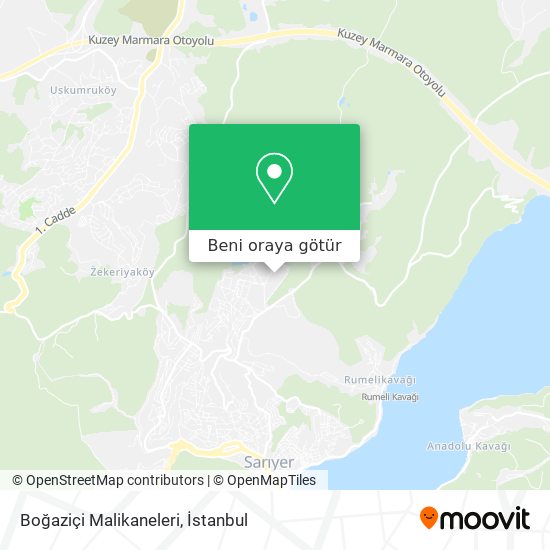 Boğaziçi Malikaneleri harita