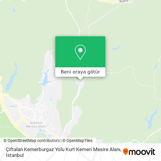 Çiftalan Kemerburgaz Yolu Kurt Kemeri Mesire Alanı harita