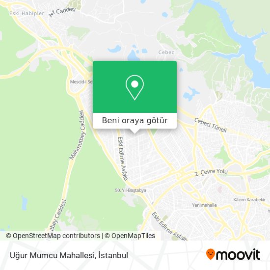 Uğur Mumcu Mahallesi harita