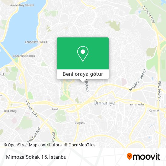 Mimoza Sokak 15 harita