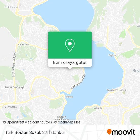 Türk Bostan Sokak 27 harita
