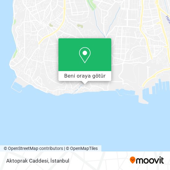 Aktoprak Caddesi harita