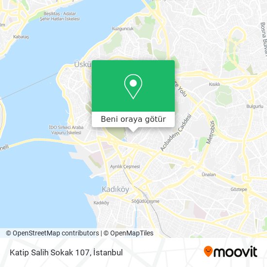 Katip Salih Sokak 107 harita