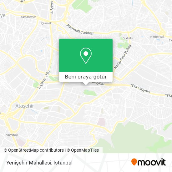 Yenişehir Mahallesi harita