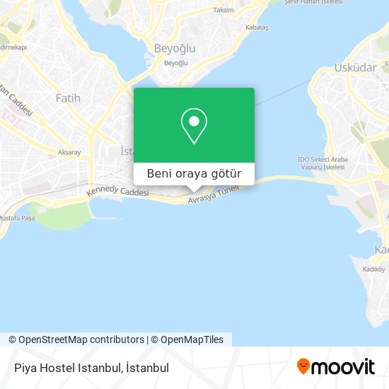 Piya Hostel Istanbul harita