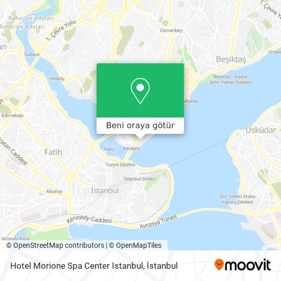 Hotel Morione Spa Center Istanbul harita