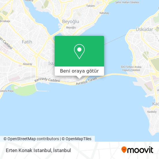 Erten Konak Istanbul harita