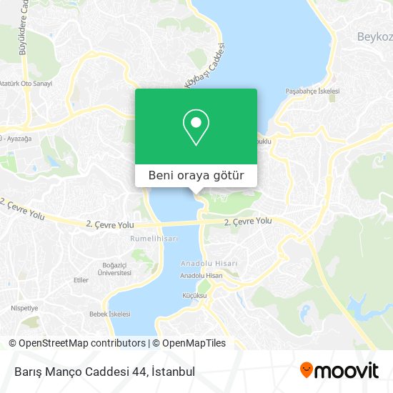 Barış Manço Caddesi 44 harita