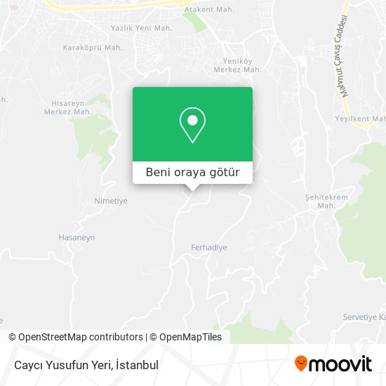 Caycı Yusufun Yeri harita
