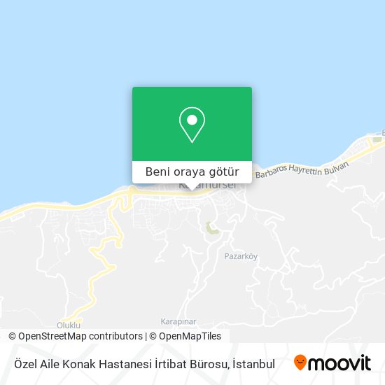 Özel Aile Konak Hastanesi İrtibat Bürosu harita